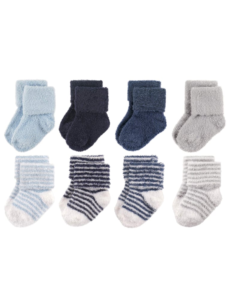 Roll Cuff Fuzzy Crew Socks Cozy Walmart Gifts 2018 POPSUGAR Family