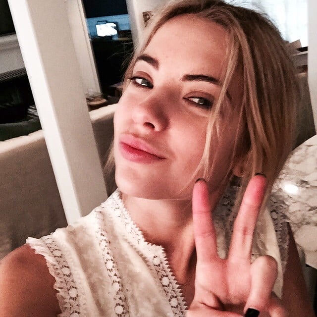 Ashley Benson posted a funny photo to raise money for Love is Louder.
Source: Instagram user itsashbenzo