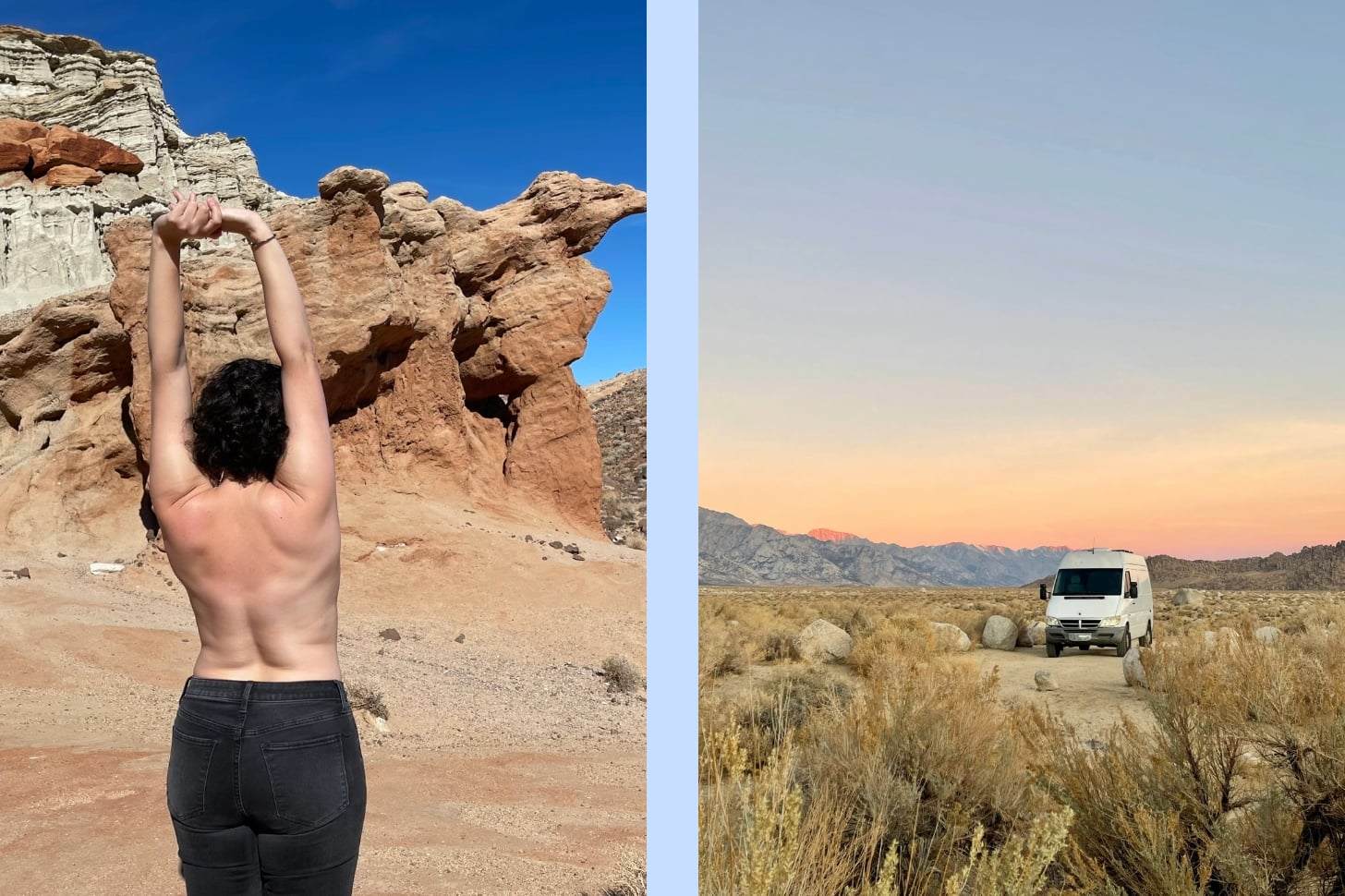 Mastectomy moon collage.