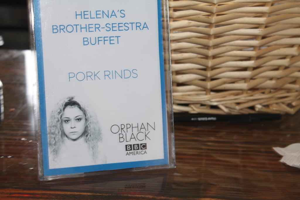 Make like Helena and <a href="http://orphanblack.tumblr.com/post/86744605386/helenas-pork-rind-face">eat some nosh</a>.