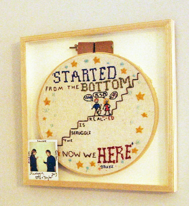 When Taylor Made Ed This Perfect Needlepoint