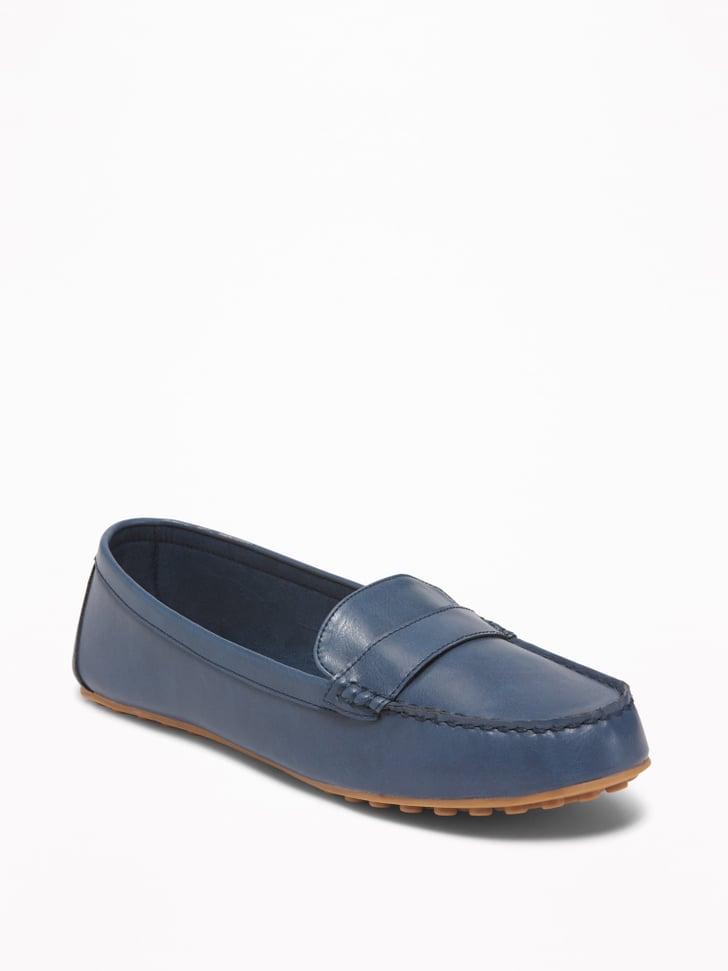 Old sales navy moccasins