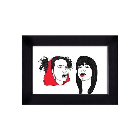 Abbi and Ilana Art Print