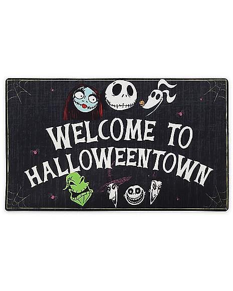 Welcome to Halloween Town Doormat