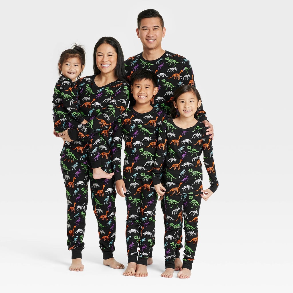 Hyde & EEK! Boutique Halloween Dino Skeletons Matching Family Pajama Set Collection
