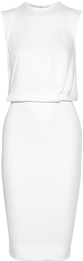 Victoria Beckham Matte-Satin and Stretch Jersey Dress ($2,640)