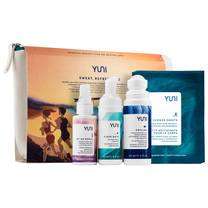 Yuni Sweat, Refresh, GO Healthy Portable Workout Essentials