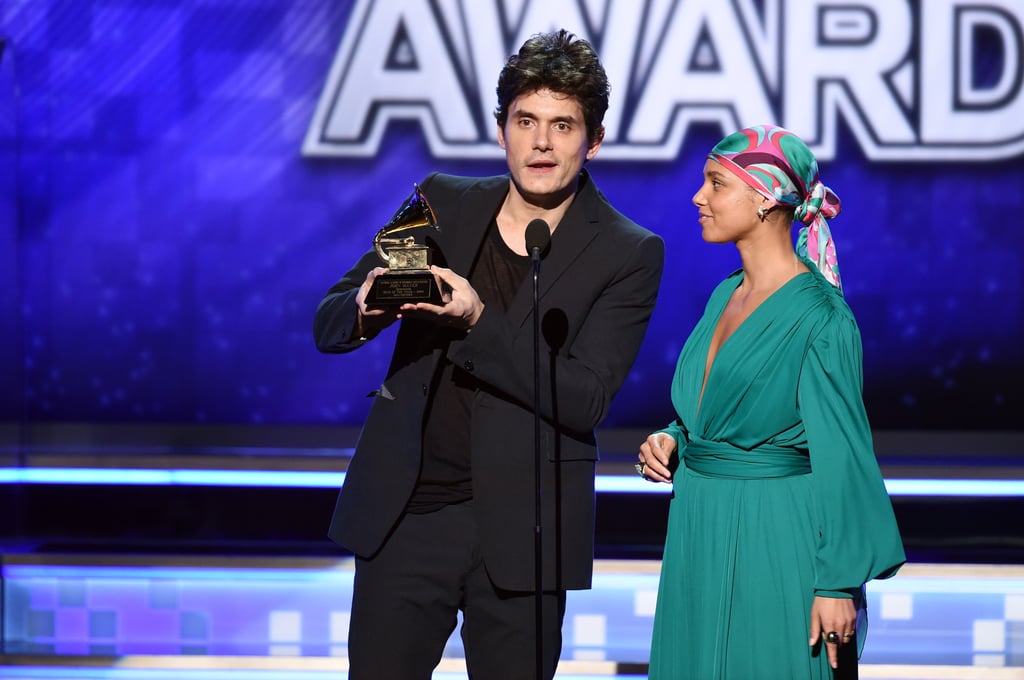 Pictured: John Mayer and Alicia Keys