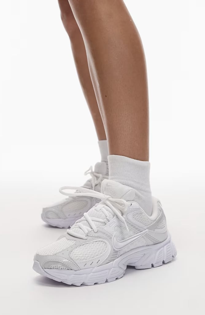 Nike V5 RNR Sneakers ($95)
While London is a larger city, it's also incredibly walkable. If you have time, one of my favorite things is doing a walking loop from Soho or Mayfair to Hyde Park down through Kensington and the museum district, then venturing east through Chelsea and Westminster. It requires some pretty serious mileage, but the route gives you a taste of the city's best spots — including shops, theaters, palaces, and historical sites. Regardless of what your itinerary looks like, you'll want to pack a comfortable pair of walking shoes. I wore a pair of chunky PrettyLittleThing sneakers on my most recent visit and loved the cloud-like, cushioned support they provided. They're currently out of stock, but these Nike V5 sneakers fit the bill just as much.