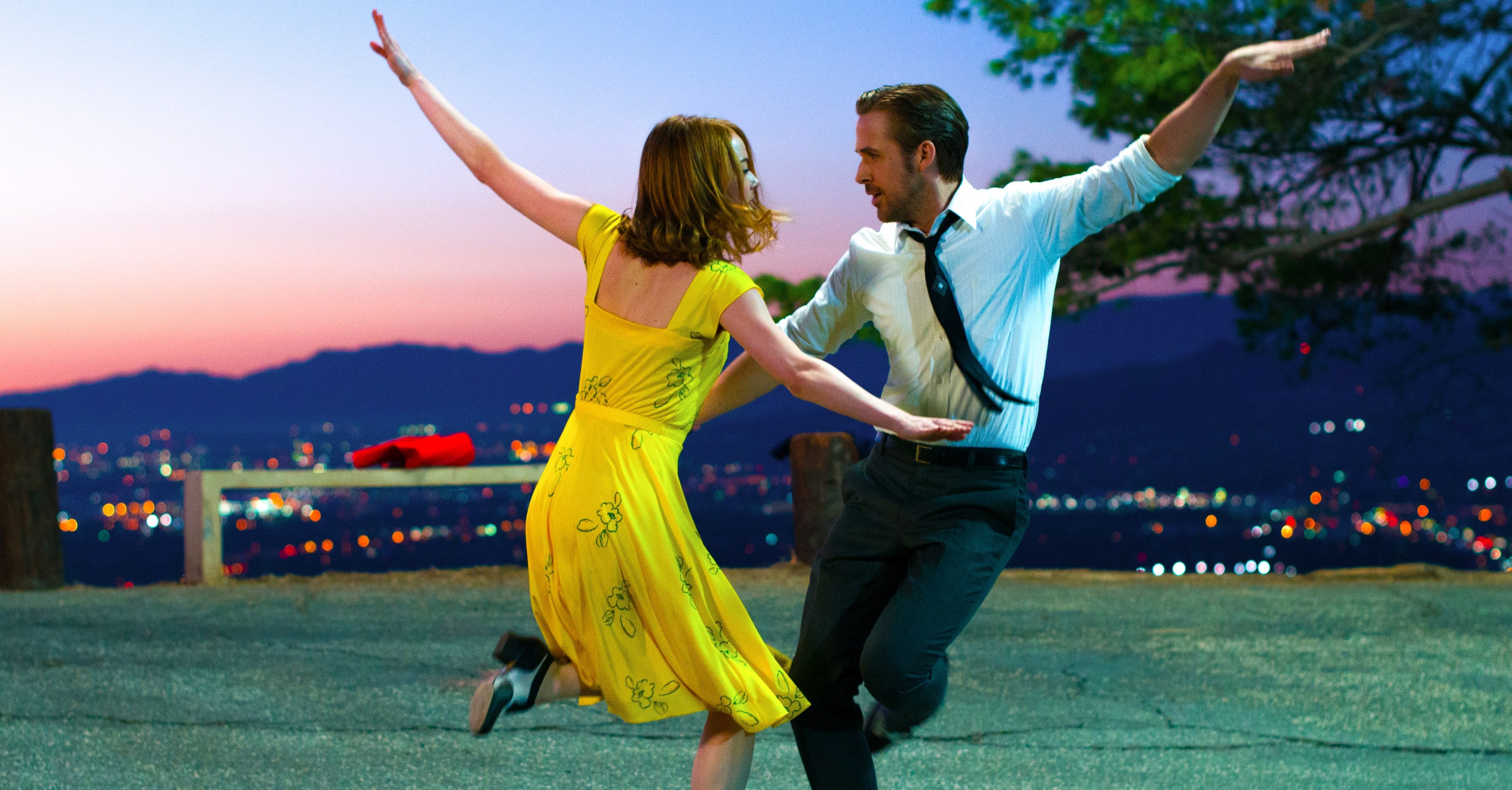La la land emma stone yellow dress sales
