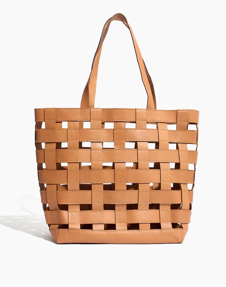 Madewell The Medium Transport Tote Basketweave Edition