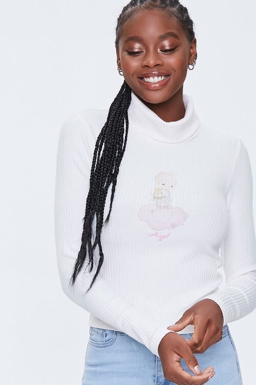 Forever 21 Precious Moments Turtleneck Top