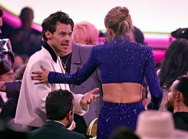 February 2023: Taylor Swift and Harry Styles Catch Up at the 2023 Grammys