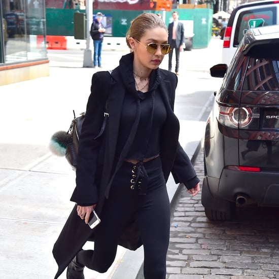 Gigi Hadid Wearing Black Boots | April 2017
