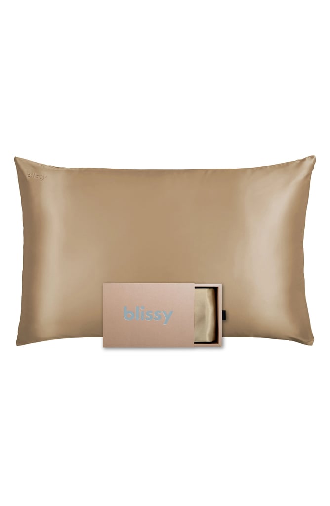 Blissy Mulberry Silk Pillowcase ($56-$63, originally $80-$90)
Whether you're after the skincare benefits, healthier hair, or just like the slippery, cool feel of silk against your face, this mulberry silk pillowcase checks all the boxes. Available in 21 colors, it's easy to pick an option that complements your bedding.