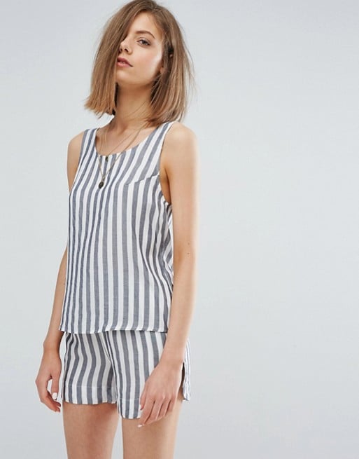 Asos Copenhagen Top and Runner Shorts Set