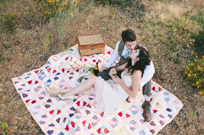 The Food
Photo by The Why We Love via Green Wedding Shoes