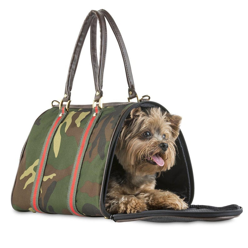 Petote JL Duffel Dog Carrier Camo Stripe