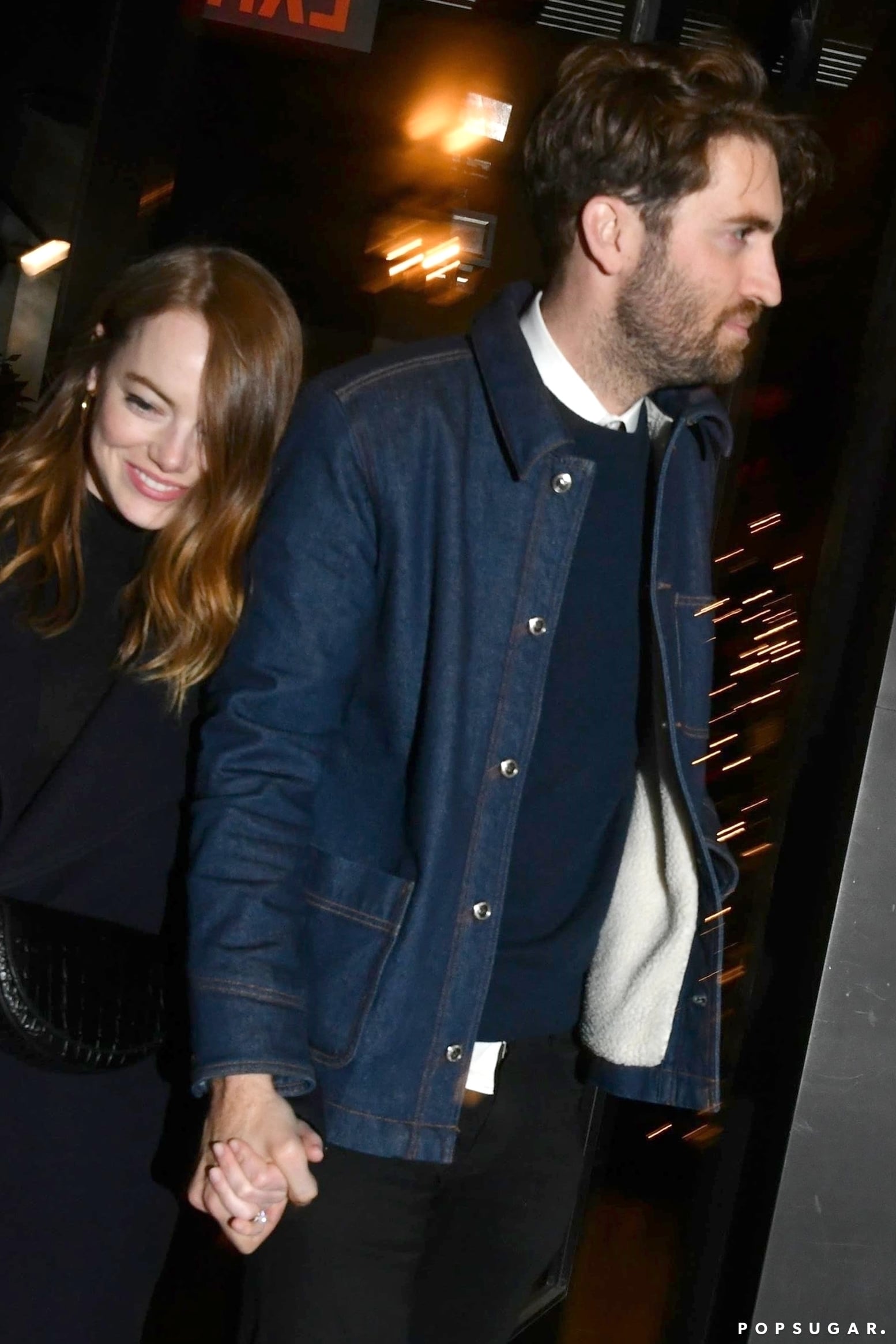 Emma Stone and husband Dave McCary attend NYC screening of their