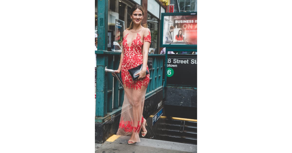 Irl The Naked Dress Trend In Real Life Popsugar Fashion Photo 6