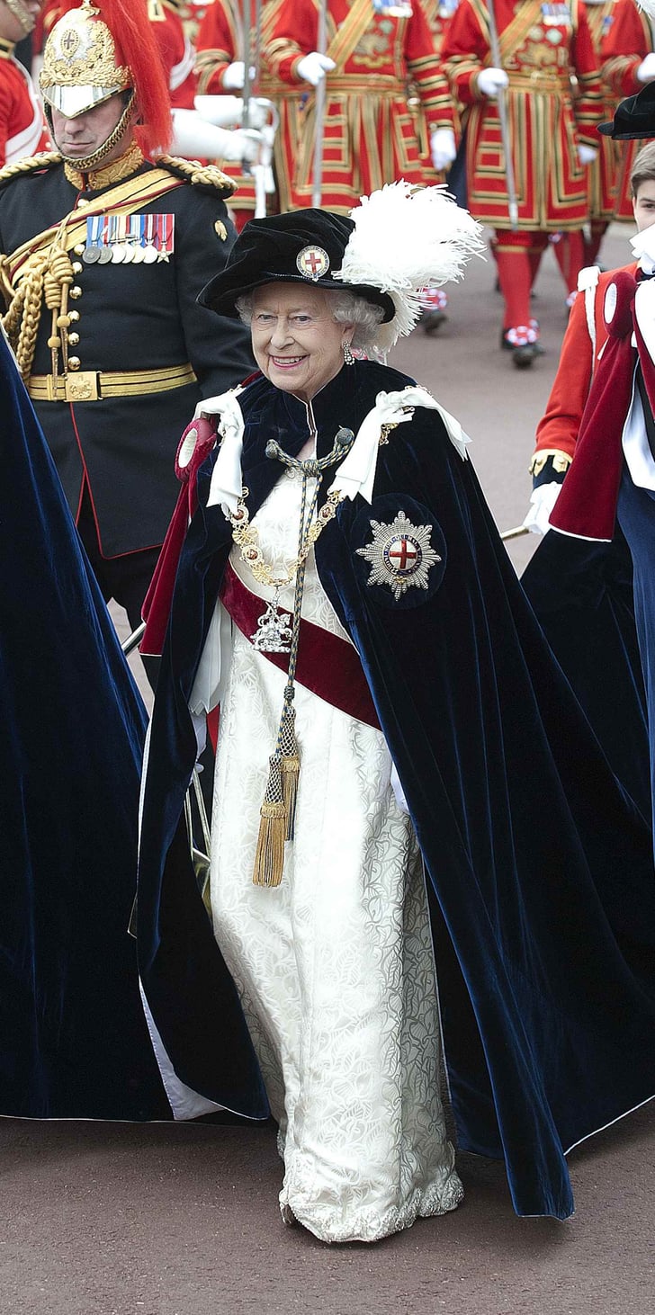 Most When She Wore a Cloak and Feathered Hat Queen Elizabeth II Royal Moments POPSUGAR