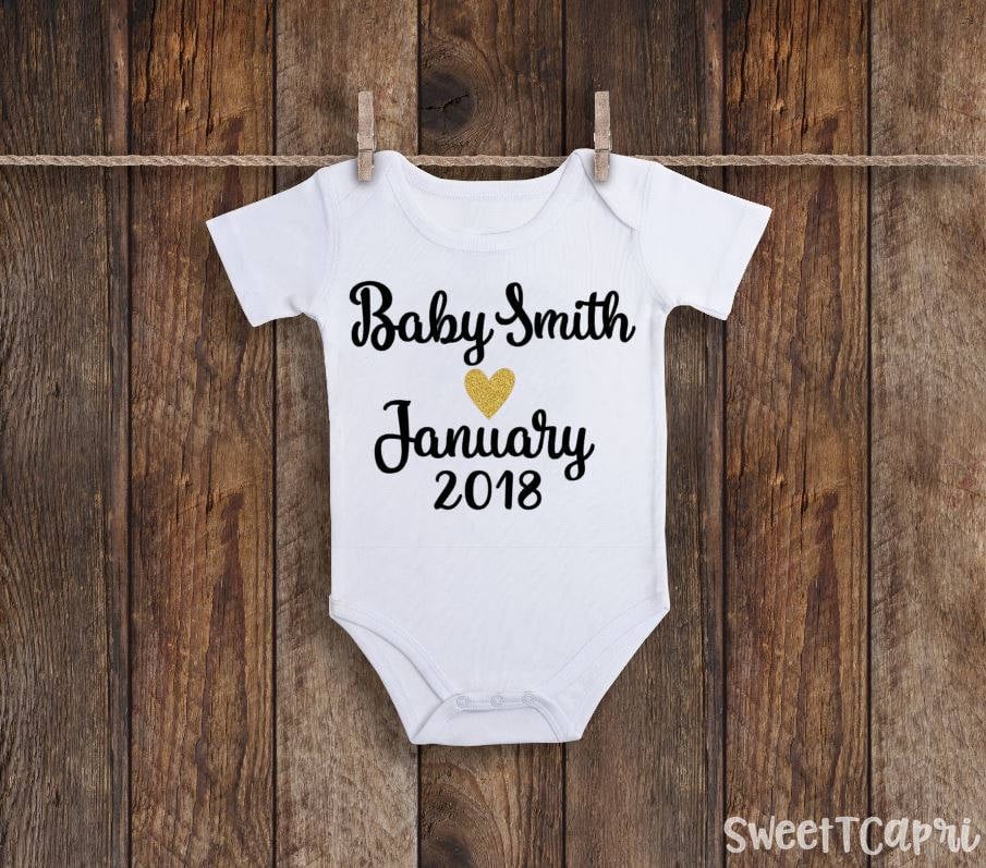Due Date Onesie