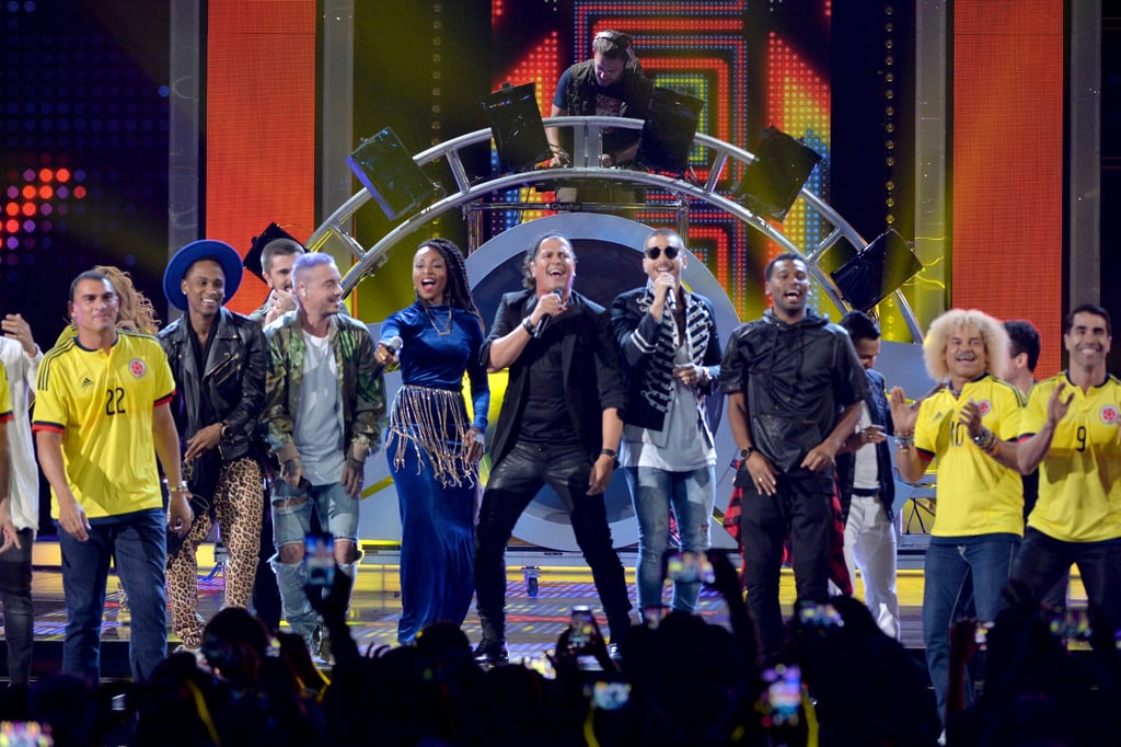 When Carlos Vives Hit the Stage With His Fellow Colombians, Including J Balvin, Juanes, and Maluma