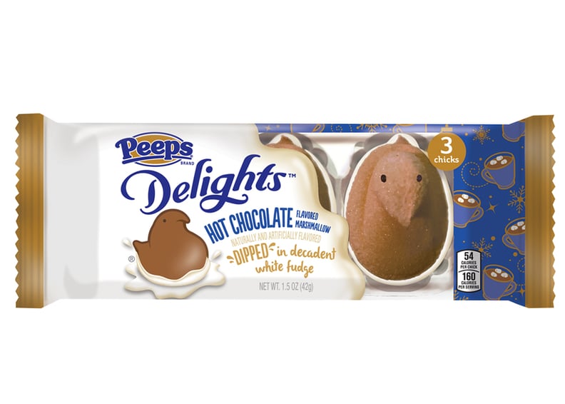 Peeps Delights Hot Chocolate-Flavored Marshmallow Dipped in White Fudge