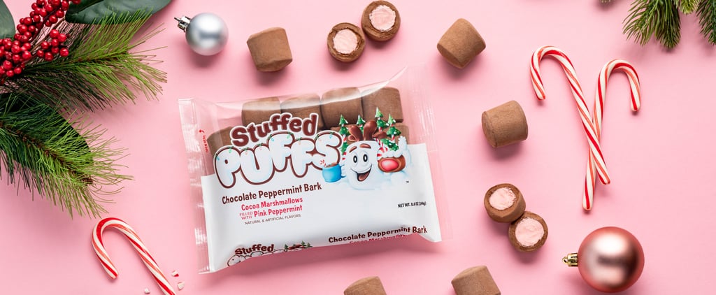 Stuffed Puffs Debuts Chocolate Peppermint Bark Marshmallows