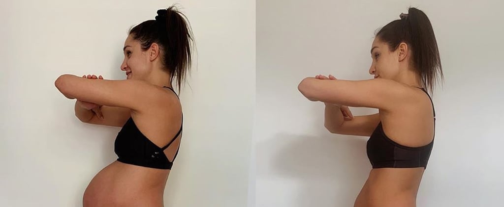 Kayla Itsines Before and After Pregnancy Photo
