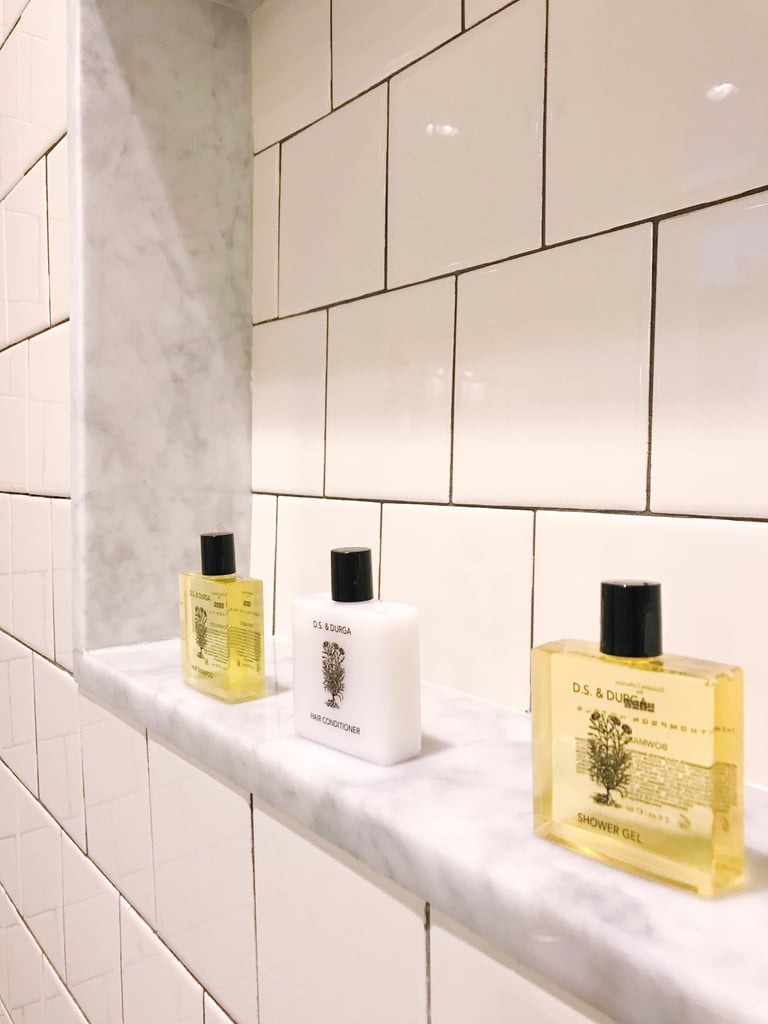 The room toiletries were from Brooklyn-based D.S. & Durga.