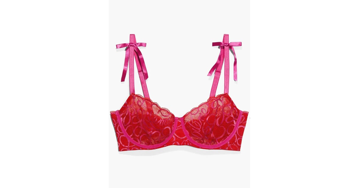 Febuary Must Have: Savage x Fenty Ribbon Writing Unlined Lace Balconette Bra, From Zara to Ganni, Shop 13 February Fashion Finds Our Editor Is Coveting