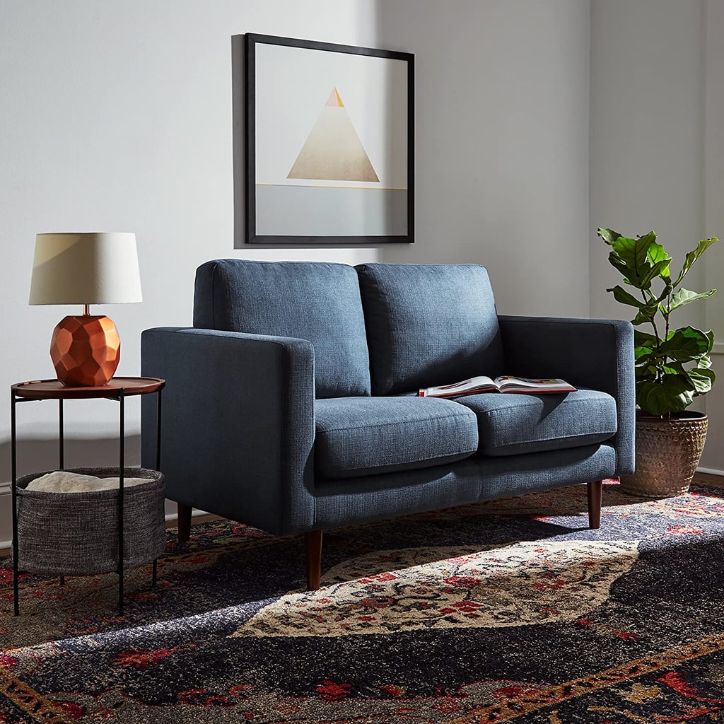 Rivet Revolve Modern Upholstered Loveseat Sofa