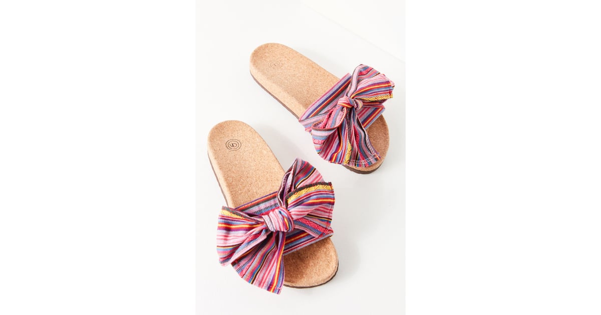 striped bow slides