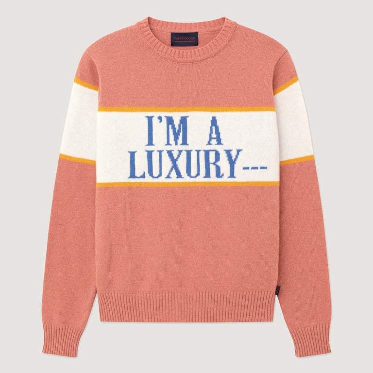Gyles & George x Rowing Blazers I'm a Luxury Sweater