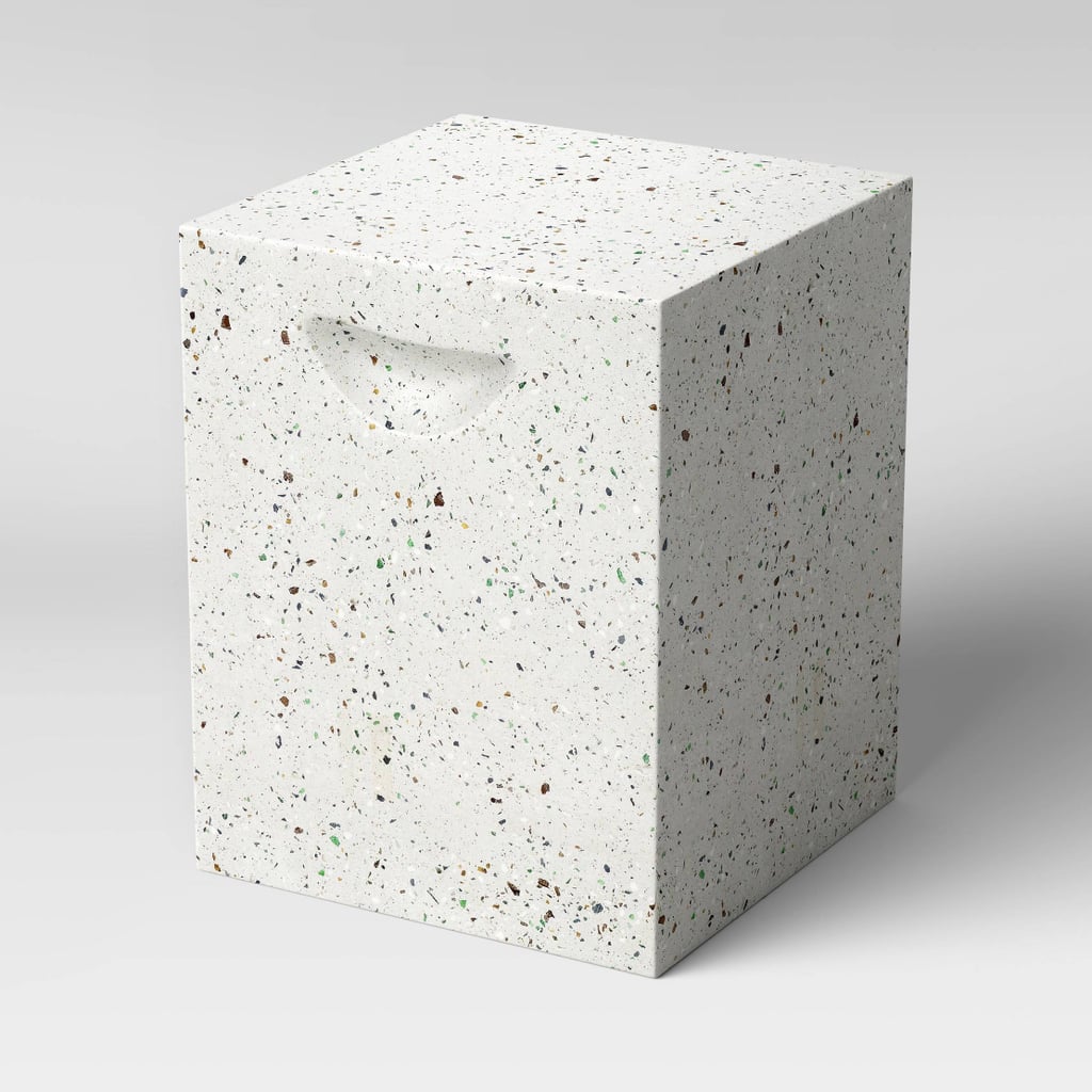 Outdoor White Side Table: Project 62 Terrazzo Patio Accent Table