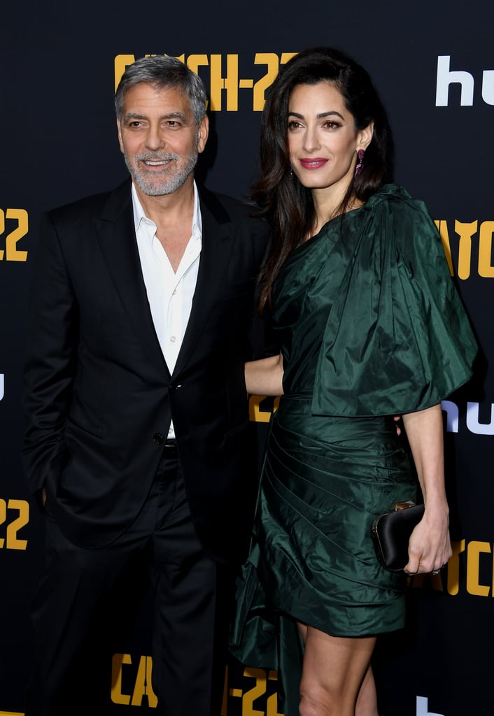 George and Amal Clooney At Catch-22 Premiere