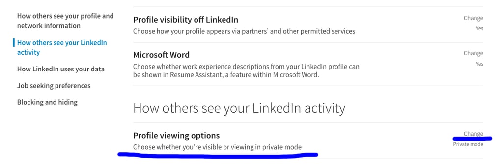 How to be anonymous on linkedin popsugar money career