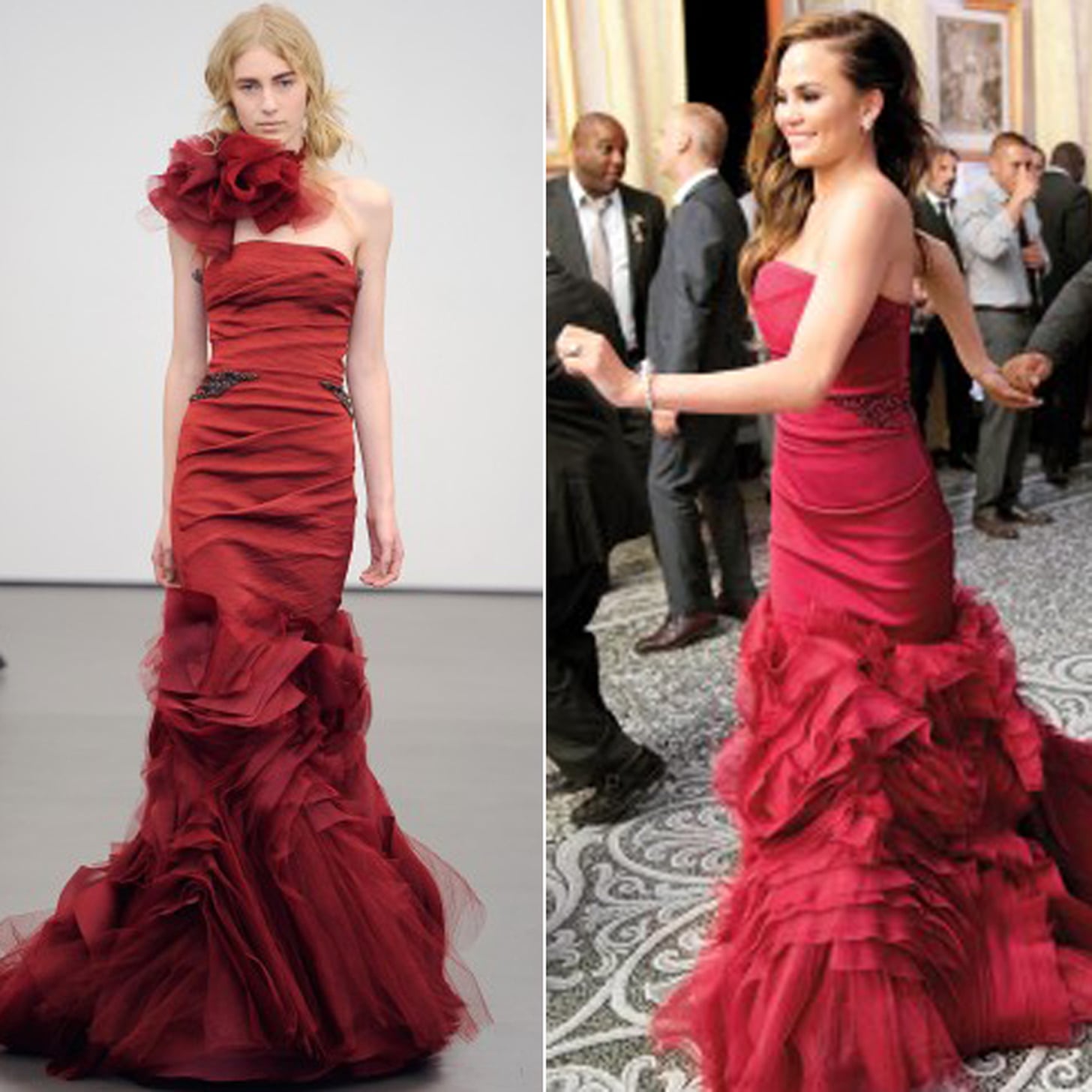 Chrissy Teigen Wedding Dress Photos PS Fashion