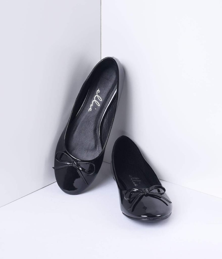 Black Bow Mila Flats ($50)