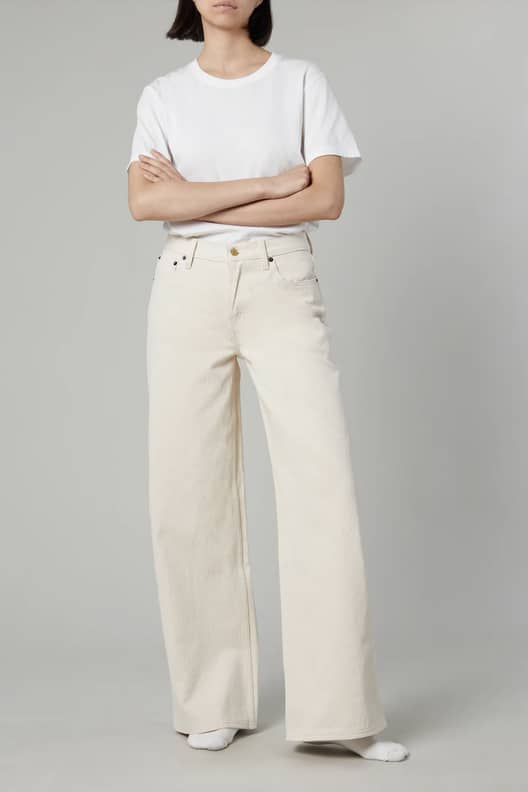 Buy London Rag High Waist Wide Leg Pants in White 2024 Online