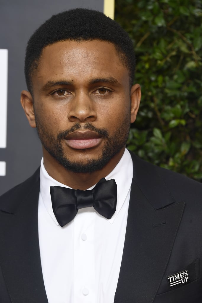 Kerry Washington and Nnamdi Asomugha at 2018 Golden Globes