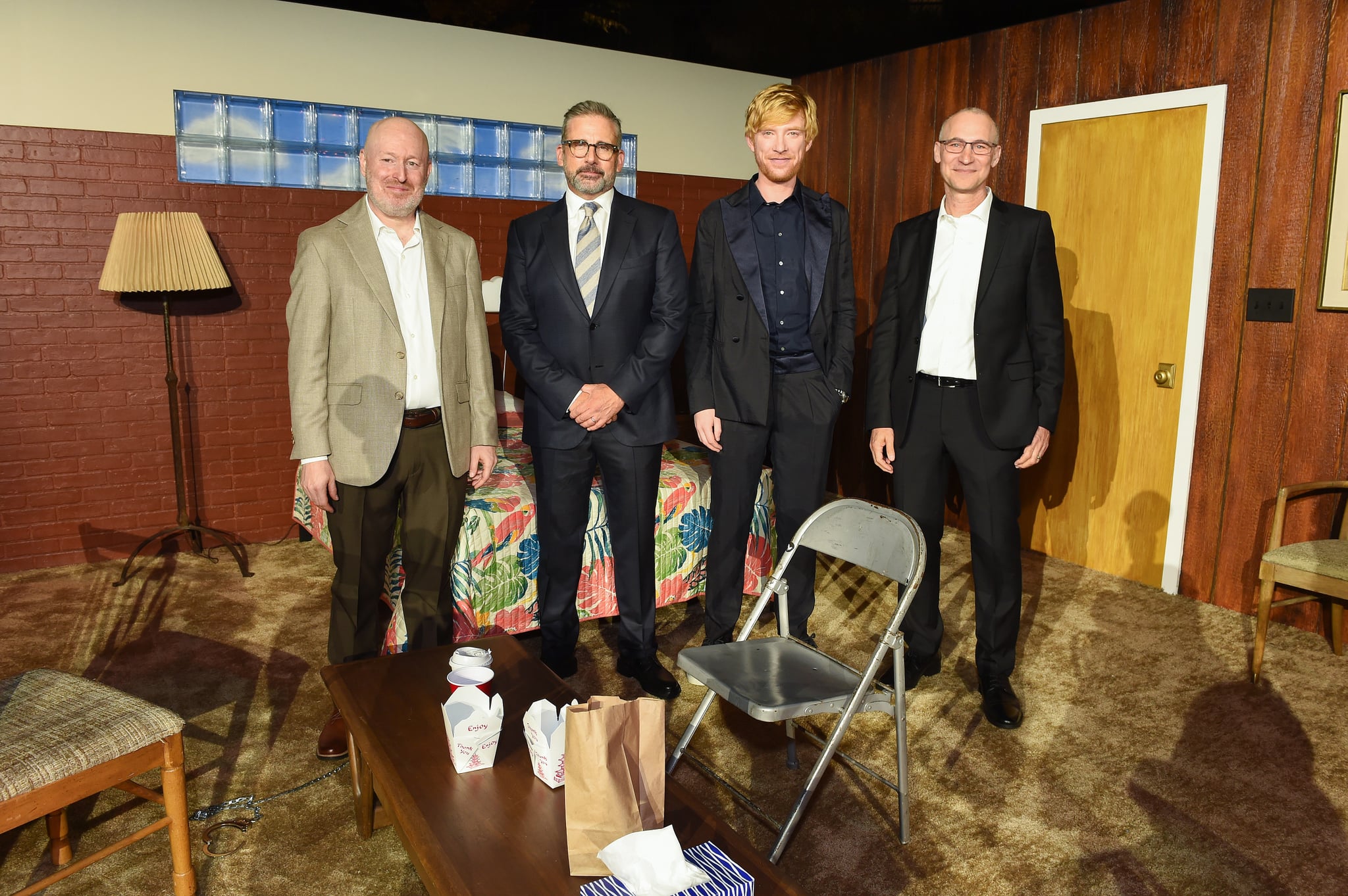 Joe Weisberg, Steve Carell, Donal Gleeson, Joel Fields at FX's premiere 