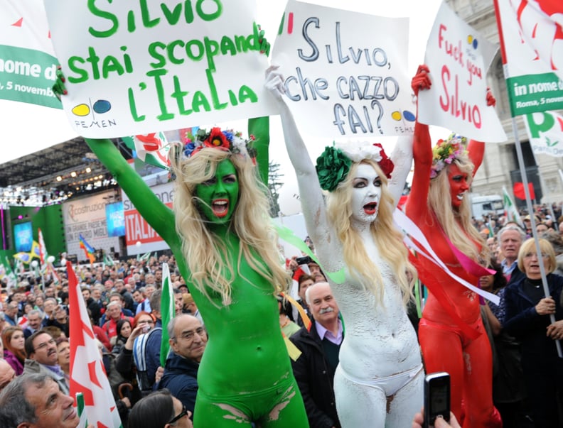 Femen in Italy, 2011