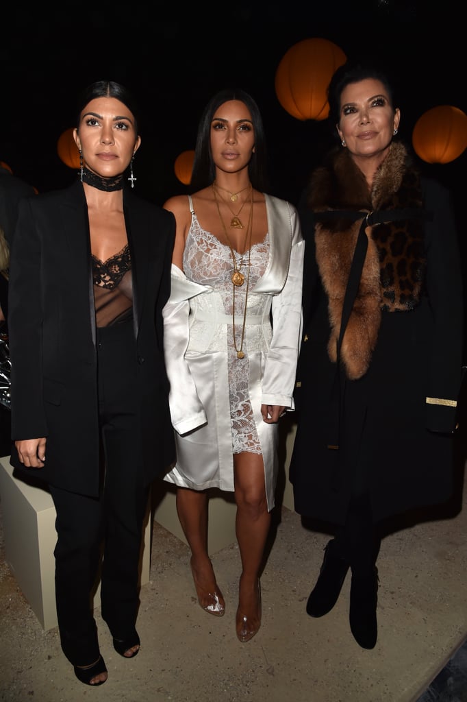 Kourtney Kardashian, Kim Kardashian, and Kris Jenner