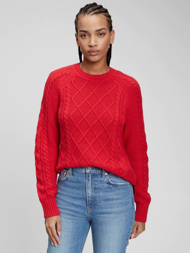 For Cozy Holiday Vibes: Gap Cable Knit Sweater