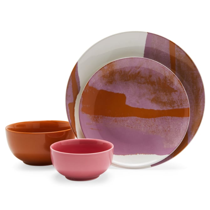 Vintage Marble Dinnerware Set