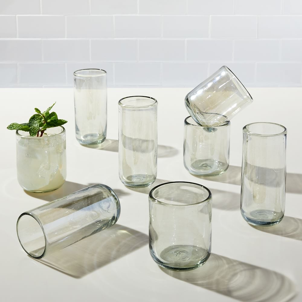 Mexican Luster Glassware Set