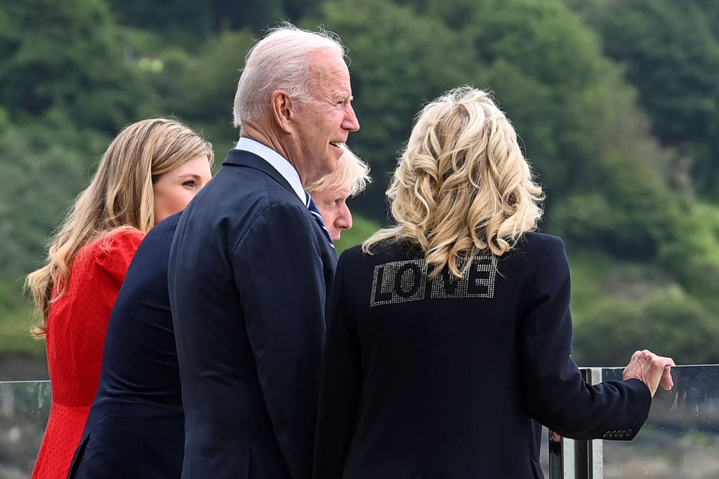 Is Jill Biden's "Love" Blazer Shading Melania Trump?