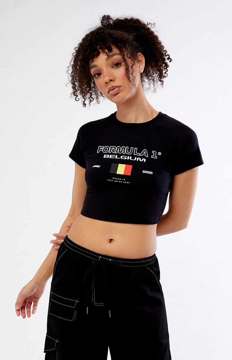 A Belgium Grand Prix-Inspired Cropped T-Shirt